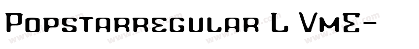Popstarregular L VmE字体转换